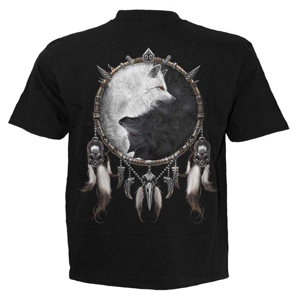 Spiral - WOLF CHI Mens Tshirt - Black